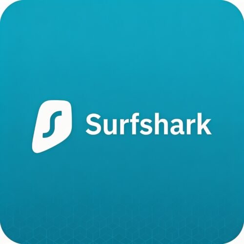 Surfshark VPN premium subscription with online privacy, security, and unlimited device protection features